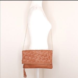 Urban Expressions Foldover Purse Crossbody Clutch